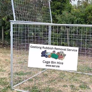 Cage Bin Hire Geelong Rubbish Removal Service