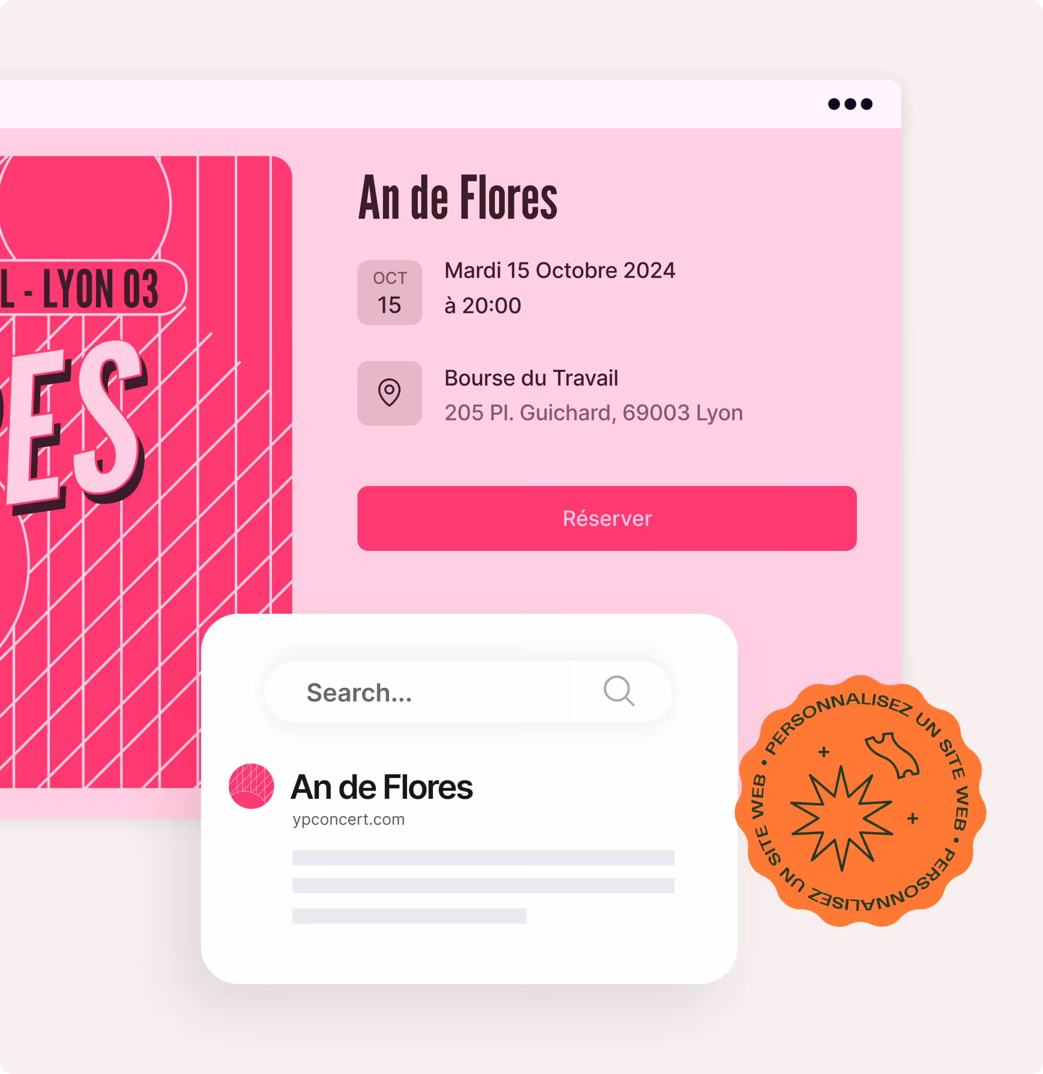 Détails du concert An de Flores à Lyon le 15 octobre 2024 à 20h à Bourse du Travail avec bouton Réserver