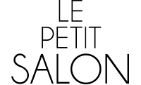 Logo de LE PETIT SALON en lettres noires sur fond blanc.