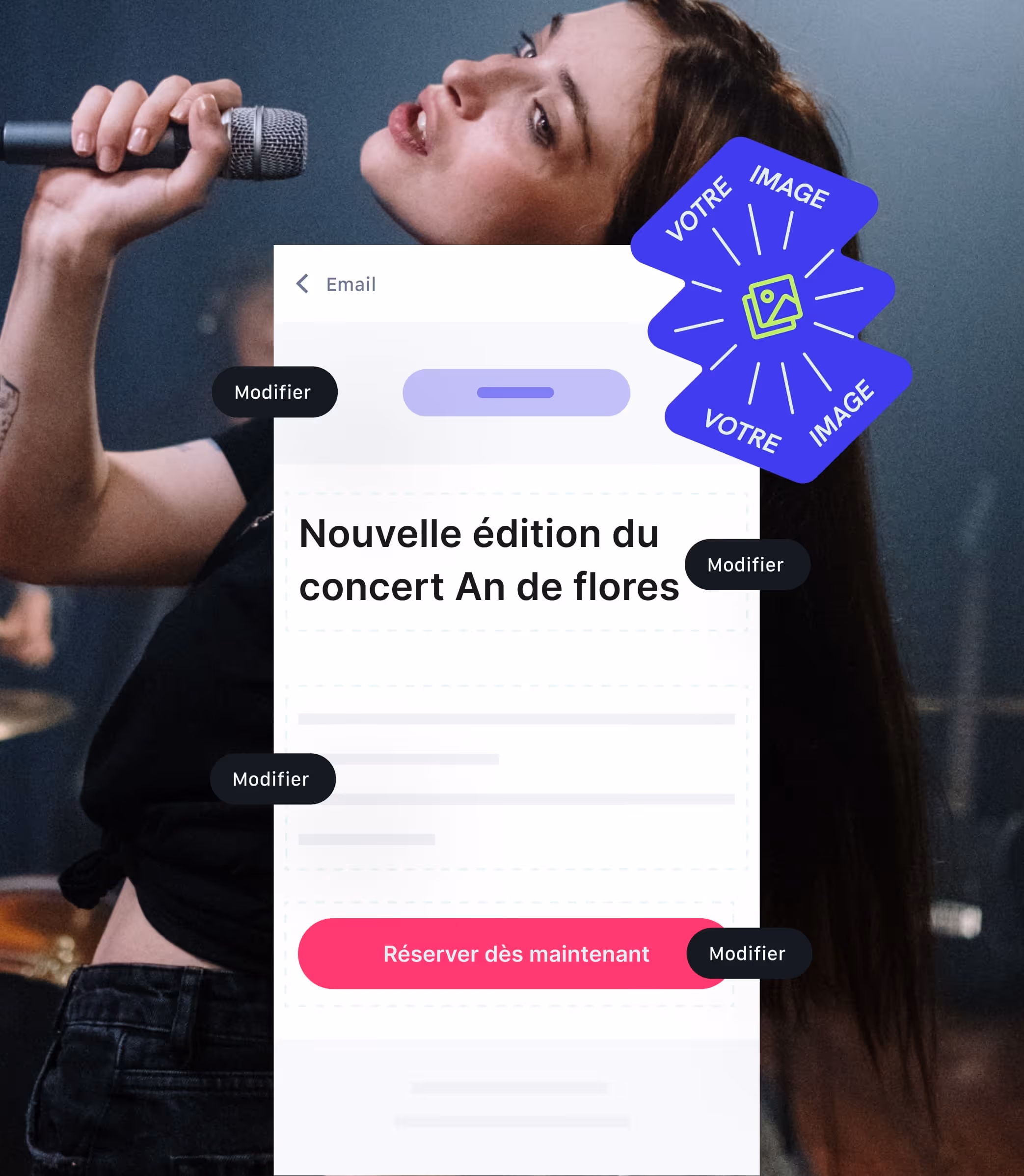 Photo d organisateur lors d un concert