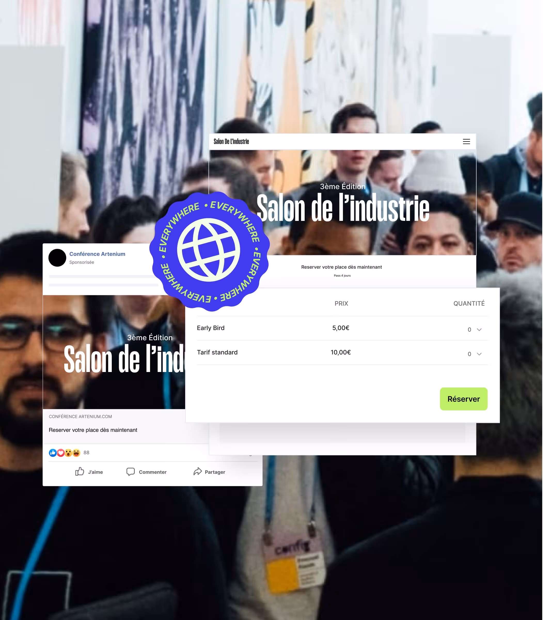 Illustration gestion d événements à distance