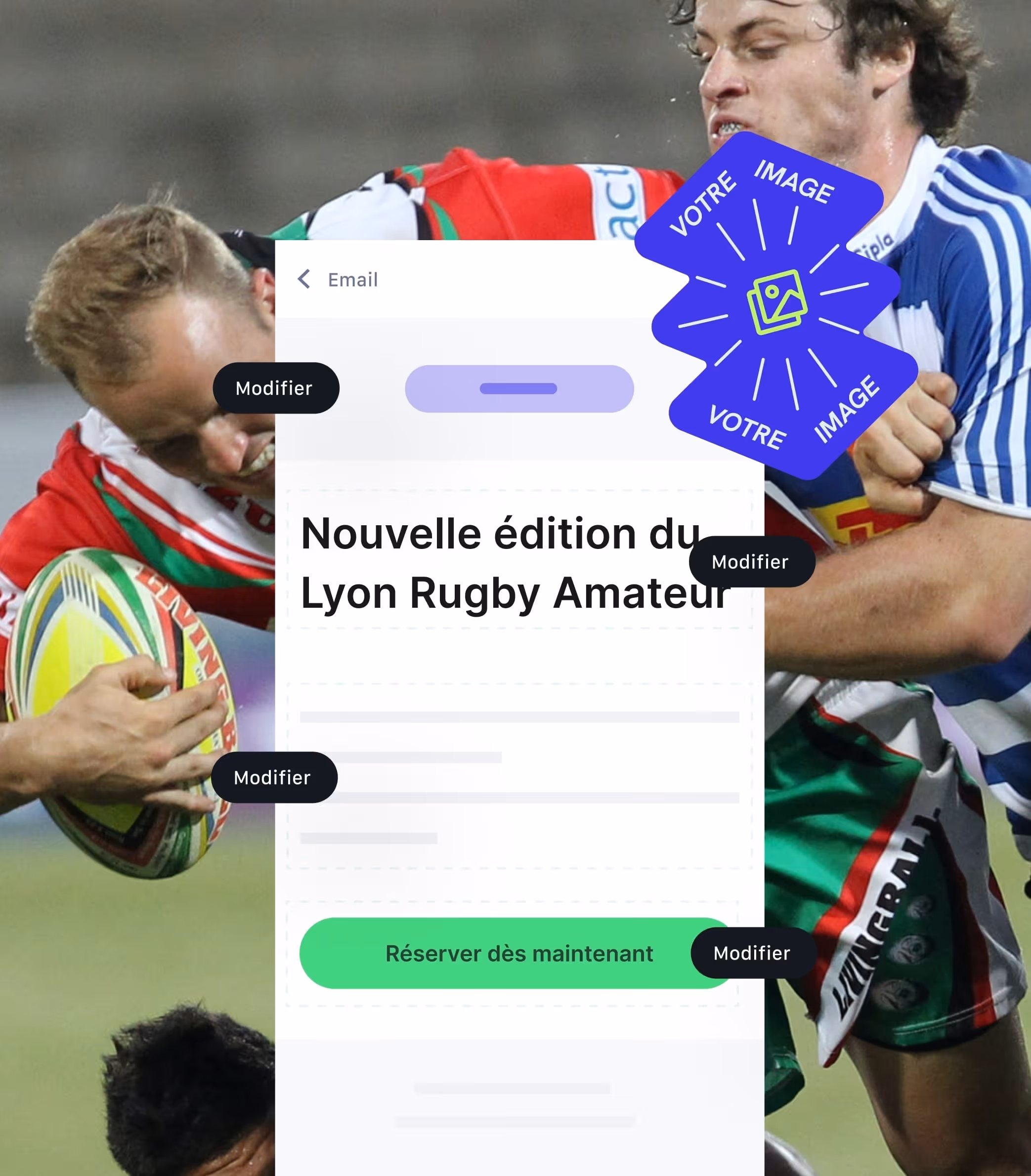 Photo d organisateur lors d un événement sportif