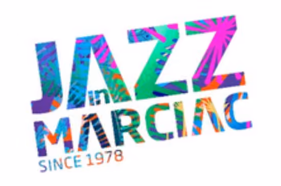 Logo multicolore du festival Jazz in Marciac, avec la mention Since 1978.