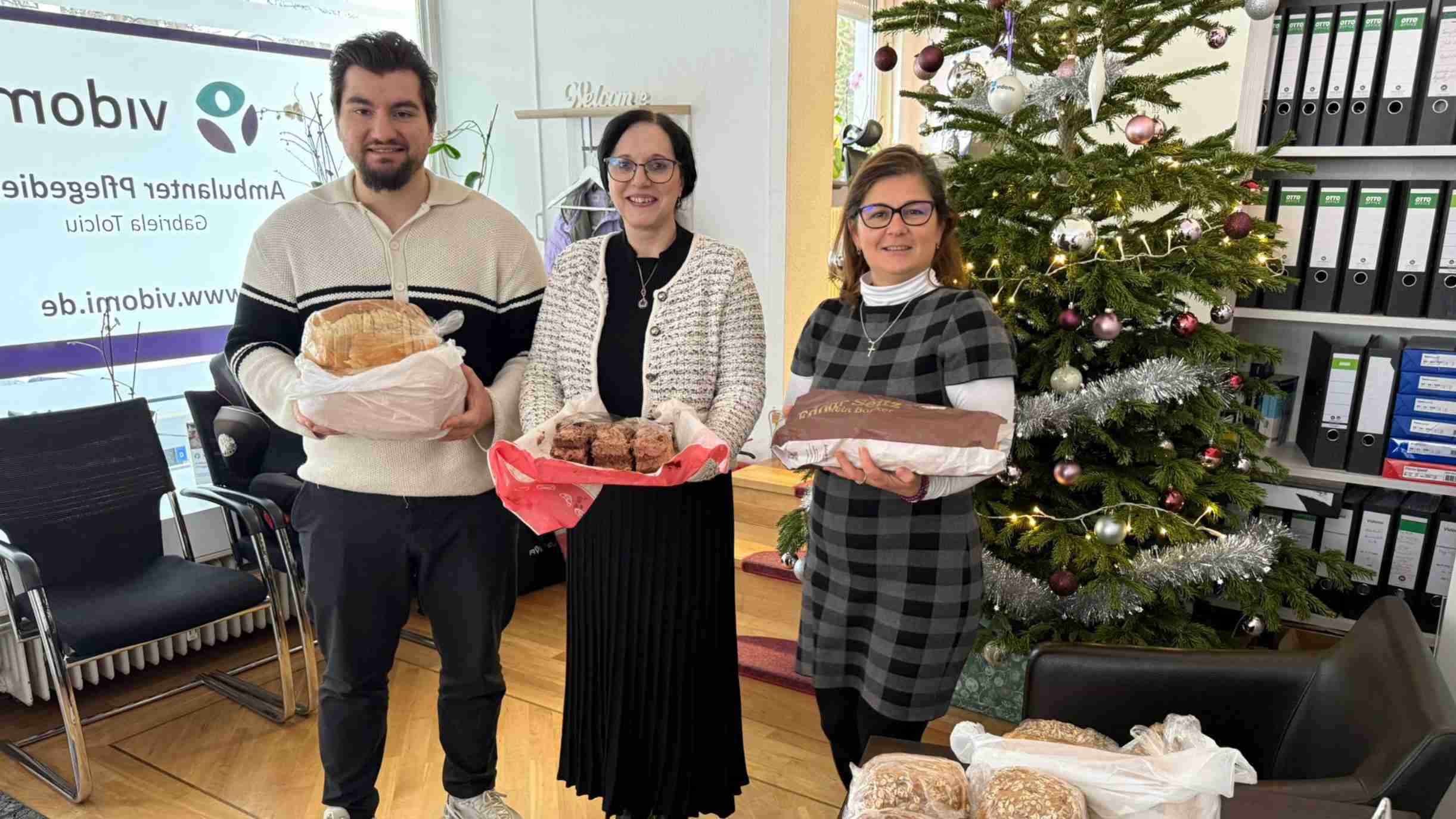 Unsere Weihnachtsspende mit der Bäckerei Edgar Seitz