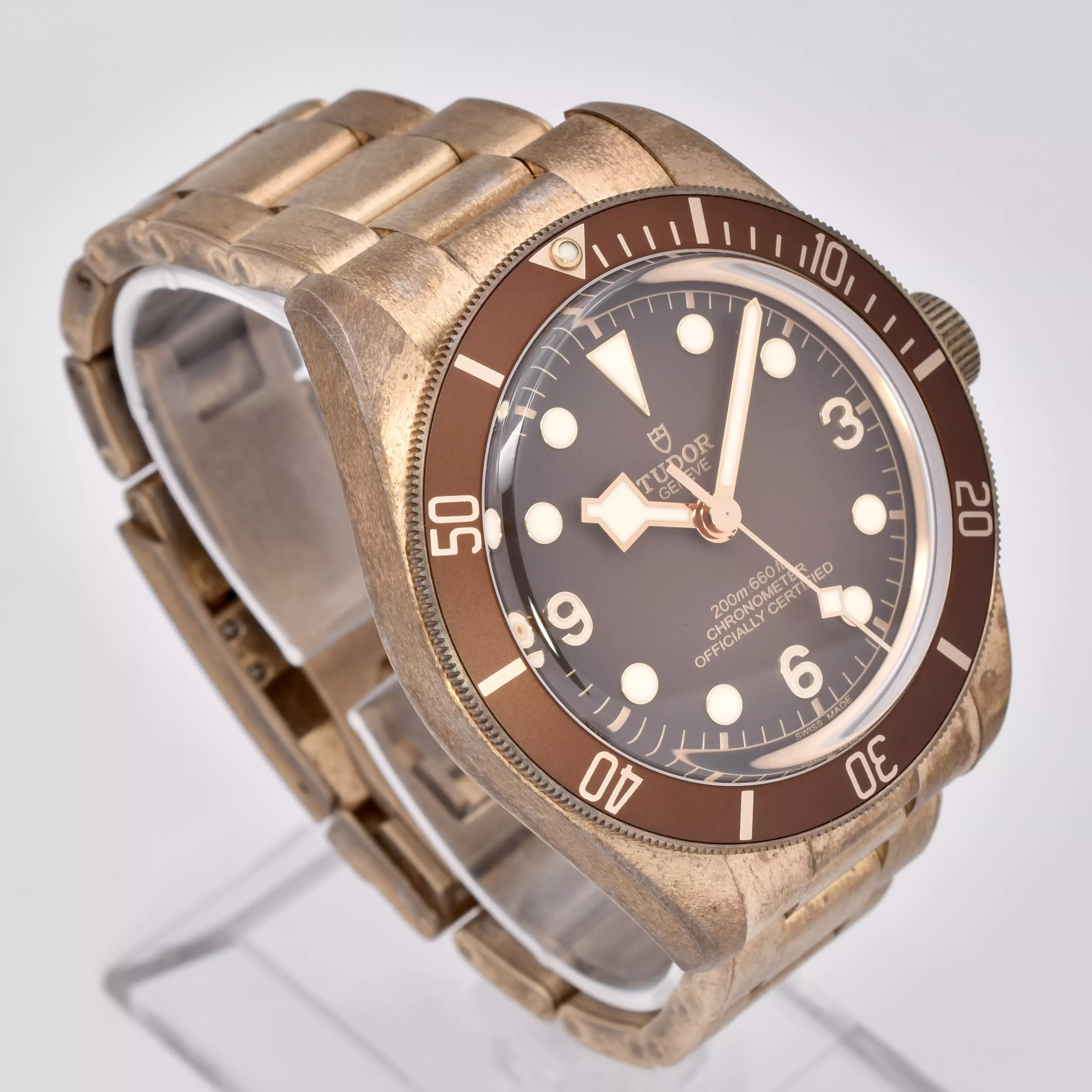 Front Left image of the Tudor Black Bay 58 Bronze Full Set 79012m