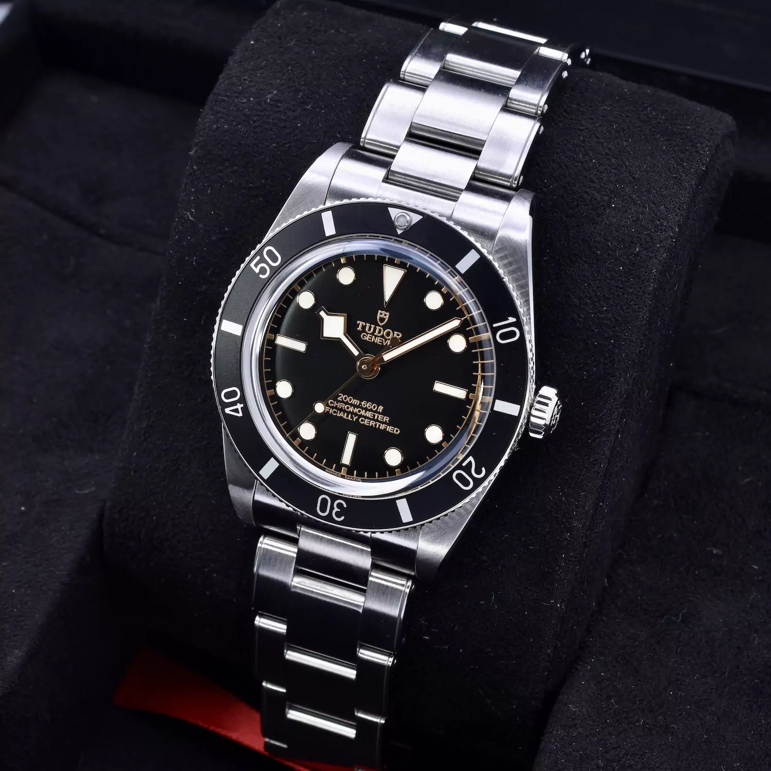 Close up image of the Tudor Black Bay 54 2024 Excellent Set 79000n