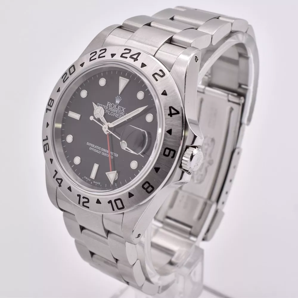 Front right image of the Rolex Explorer II 40mm Fully Serviced 16570