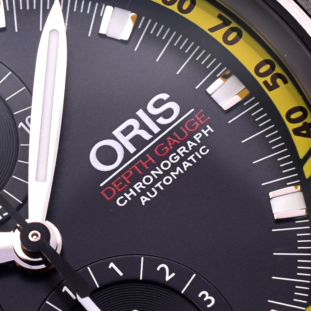 Right image of the Oris Aquis Depth Gauge Chronograph 48mm 01 774 7708 4154-Set RS