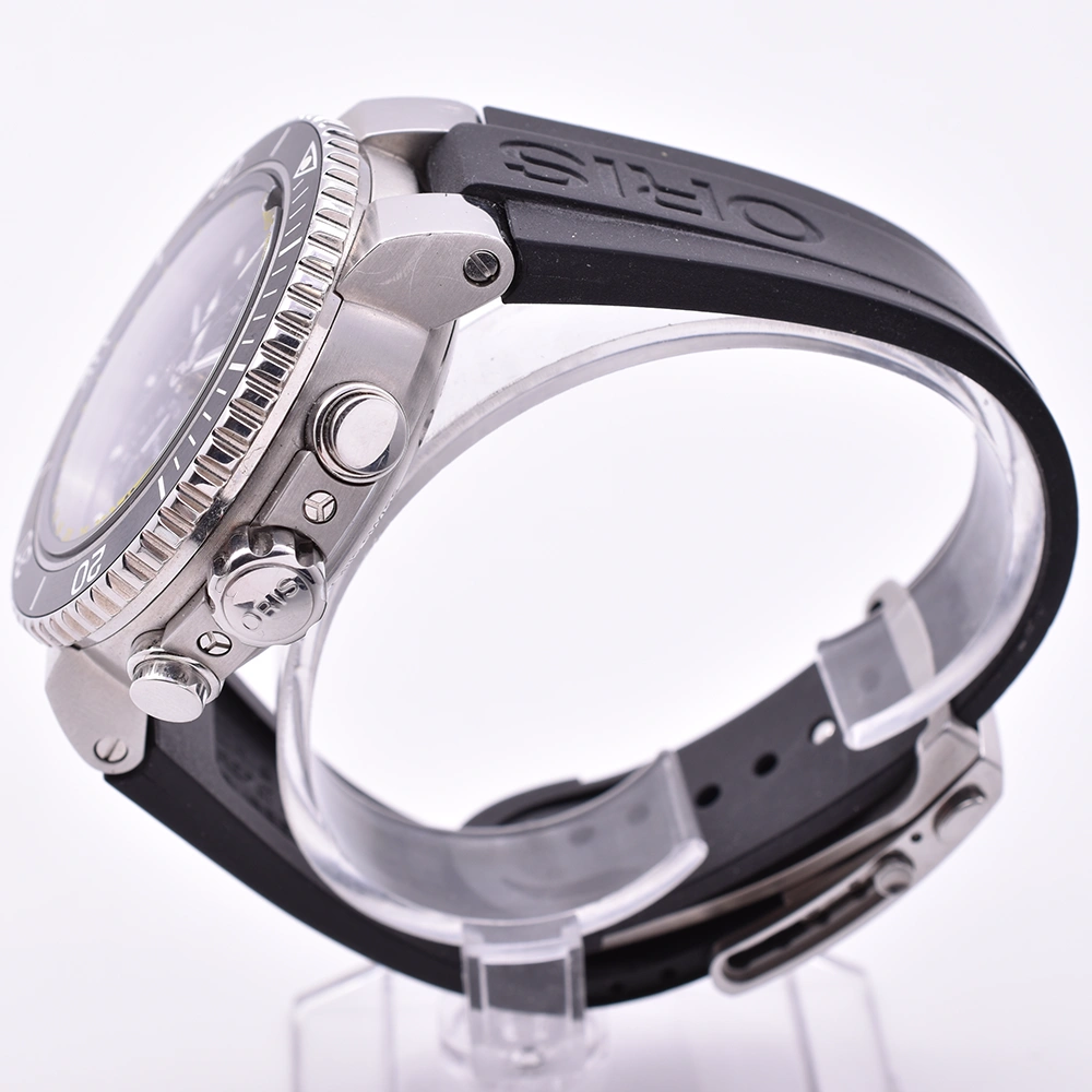 Front right image of the Oris Aquis Depth Gauge Chronograph 48mm 01 774 7708 4154-Set RS