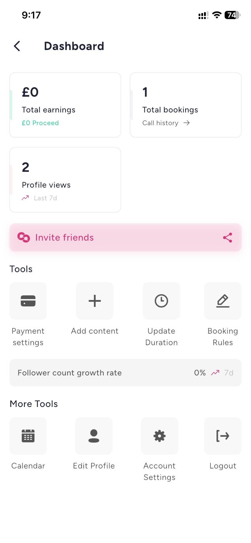 Expert account deletion step 2