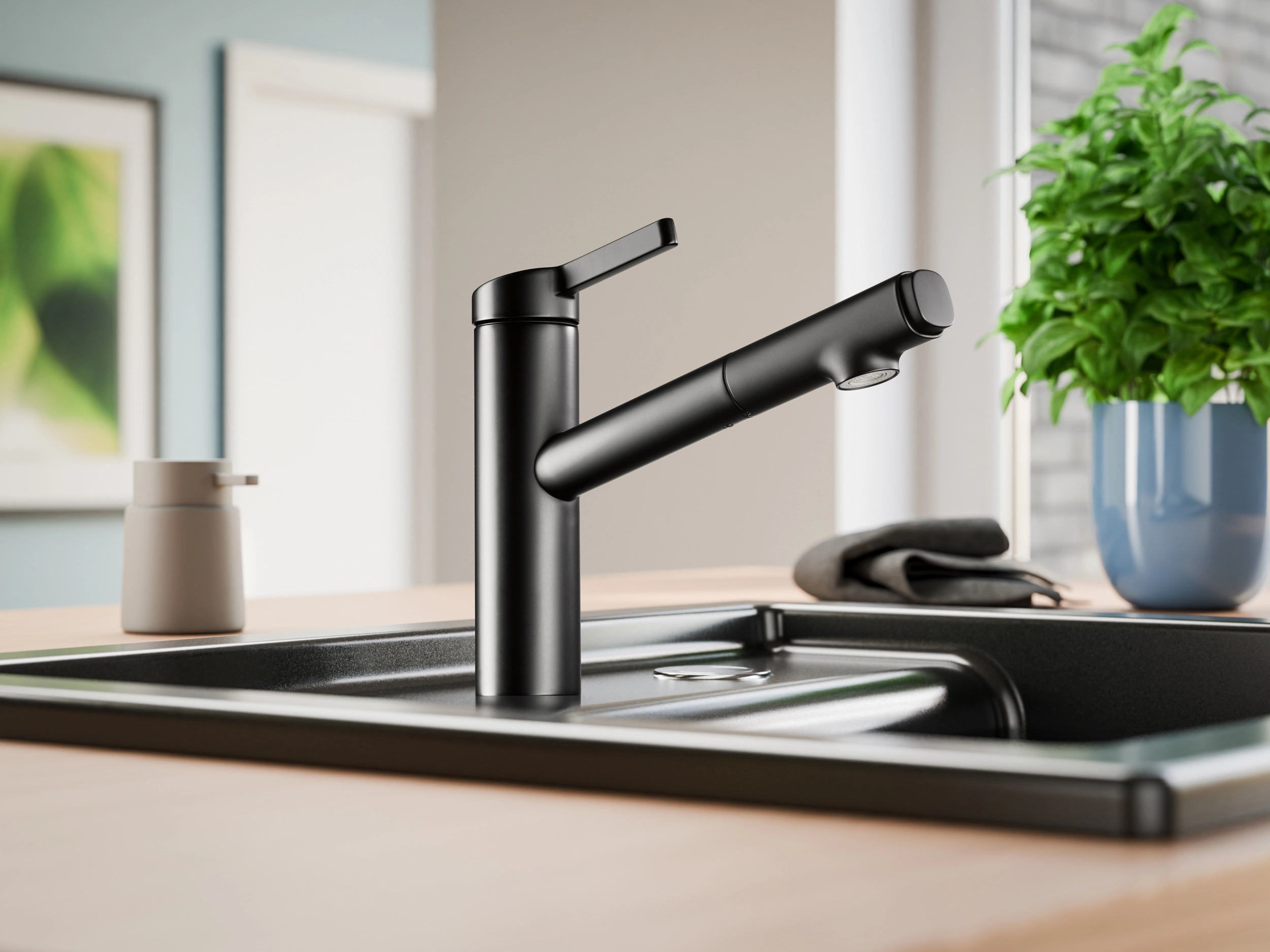 3d produkt visualisierungen - Milieu Bilder von Küchen Armaturen - Kunde: Naber, Produktserie: armate, STUDIO KALZ, Niels Kalz
