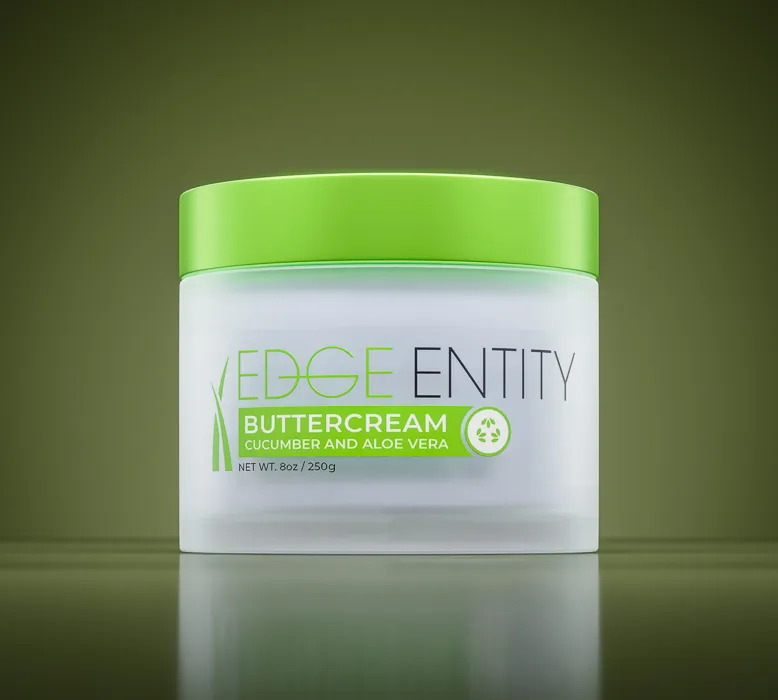 3D Packshot Rendering eines Creme Gefäß Tigels.