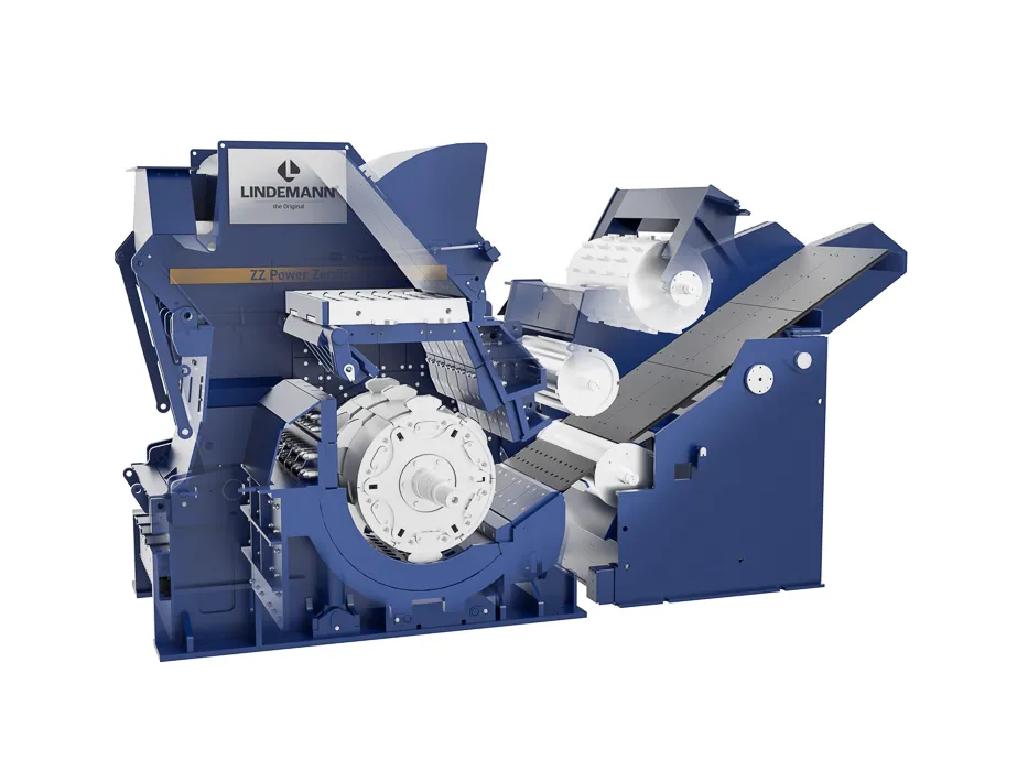 Durchsicht eines Lindemann ZZ Metall Shredders