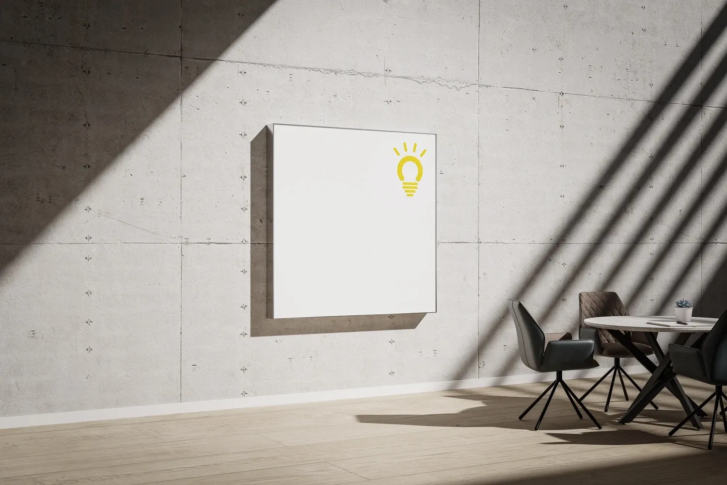 LED Werbetafel von Rosen bei Tag Indoor Rendering