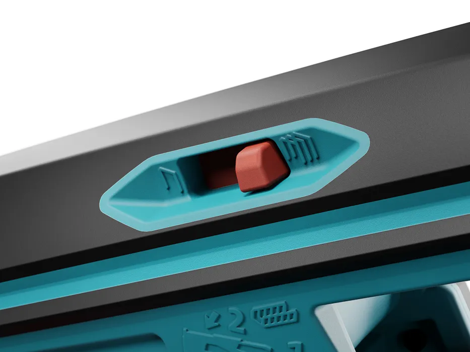 Novus J550 Akkutacker Detail Tackermodus Schalter