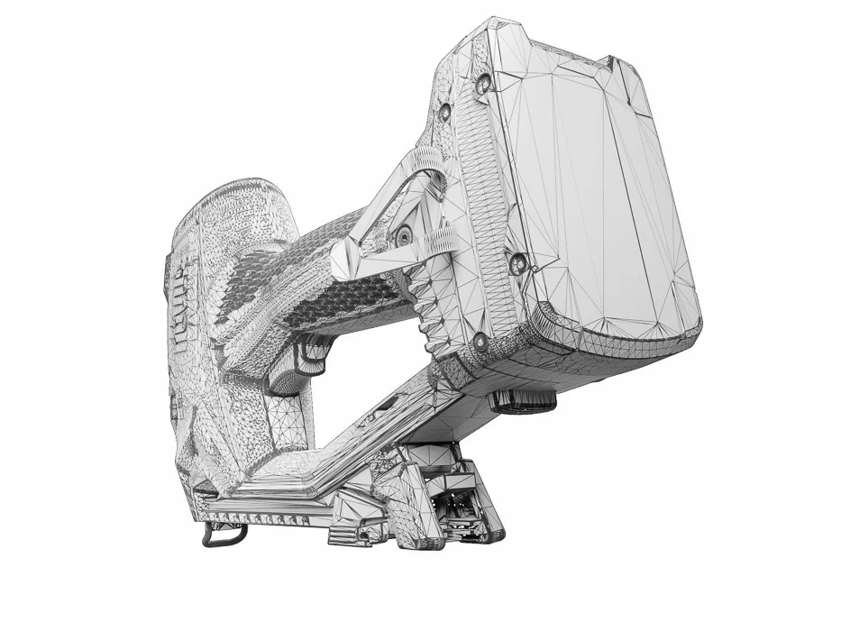 Novus J550 Akkutacker Wireframe ansicht