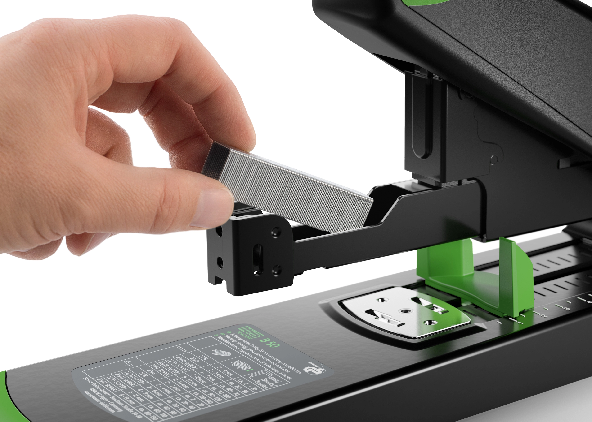 3D-Produktvisualisierung der Novus re+new Heavy-Duty-Serie