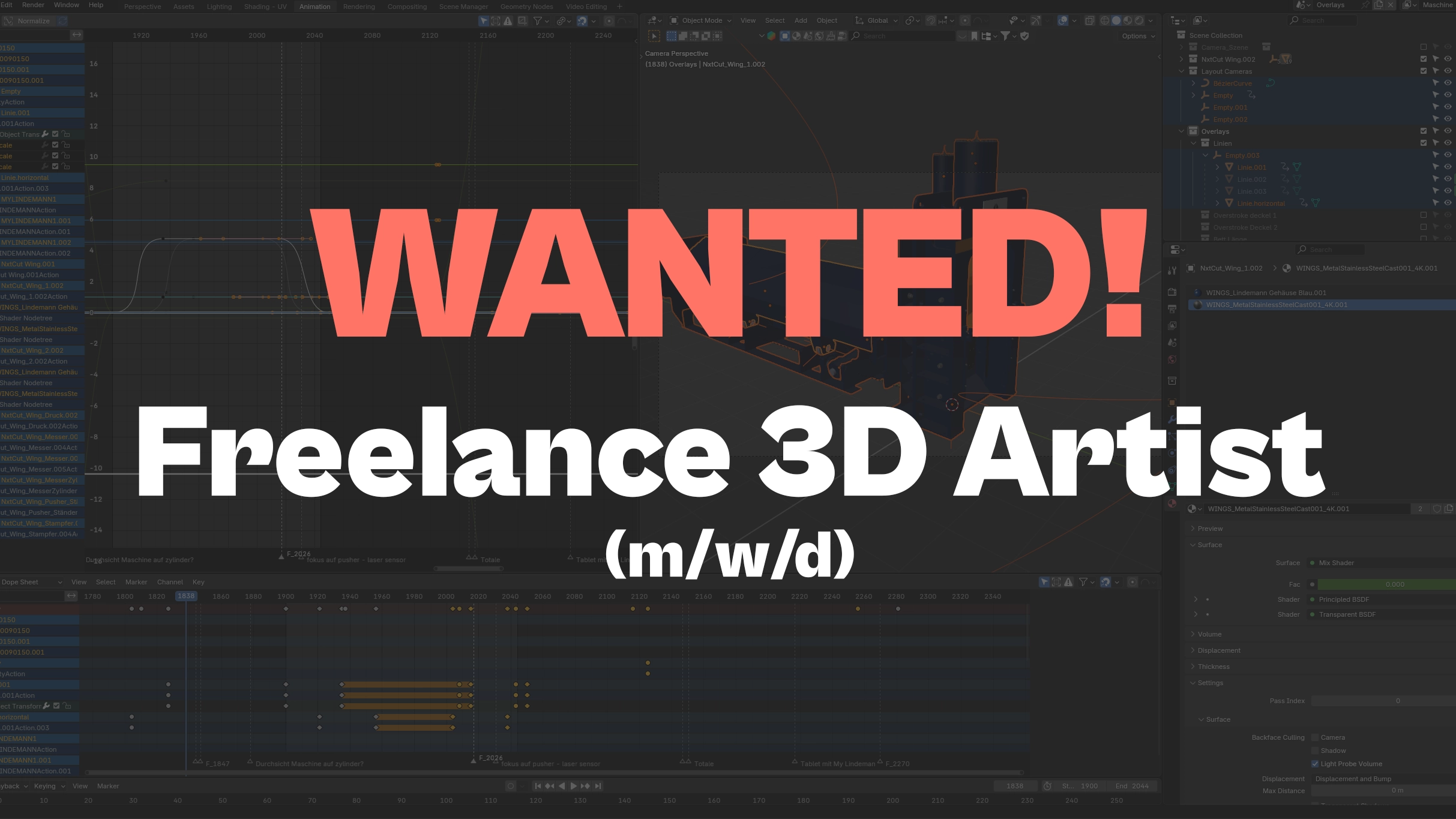 3D Artist Job - Jetzt bewerben!