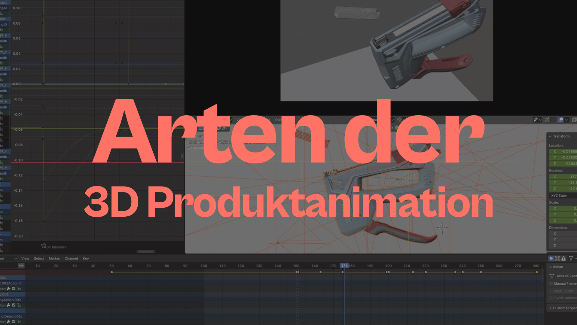 Welche Arten von 3D Produktanimationen gibt es?