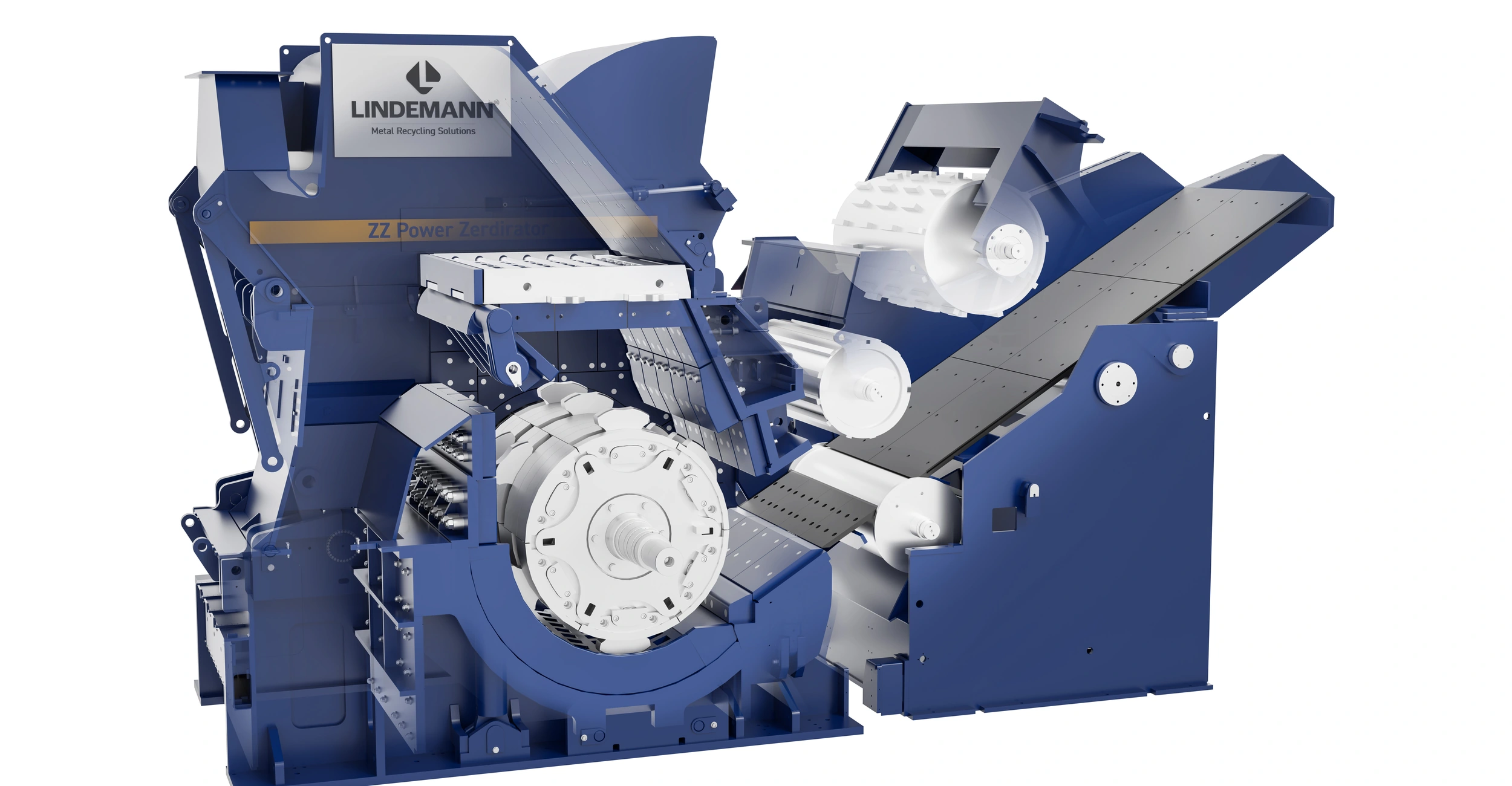 Durchsicht eines Lindemann ZZ Metall Shredders