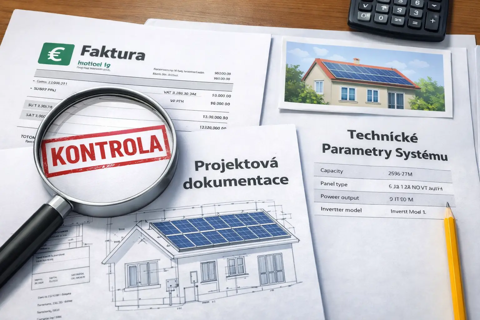Administrativní kontrola dotace na fotovoltaiku