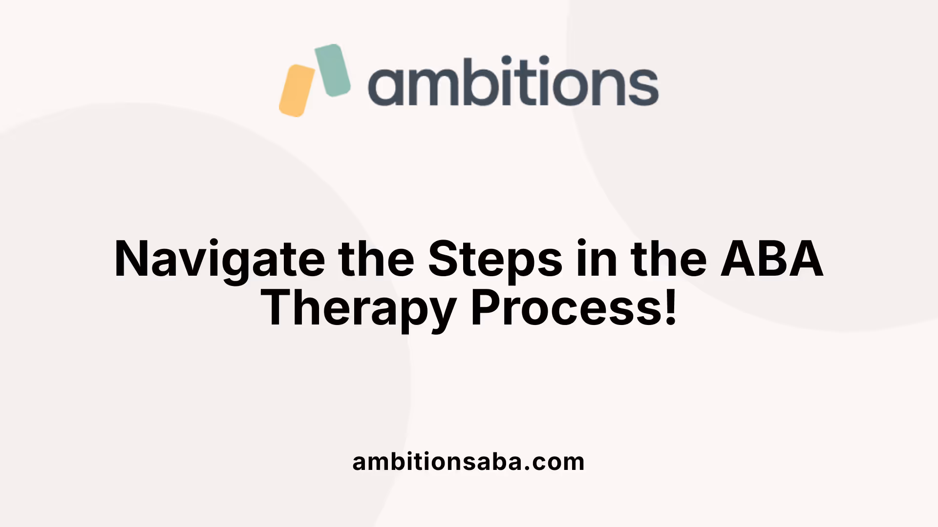 Navigate the Steps in the ABA Therapy Process!