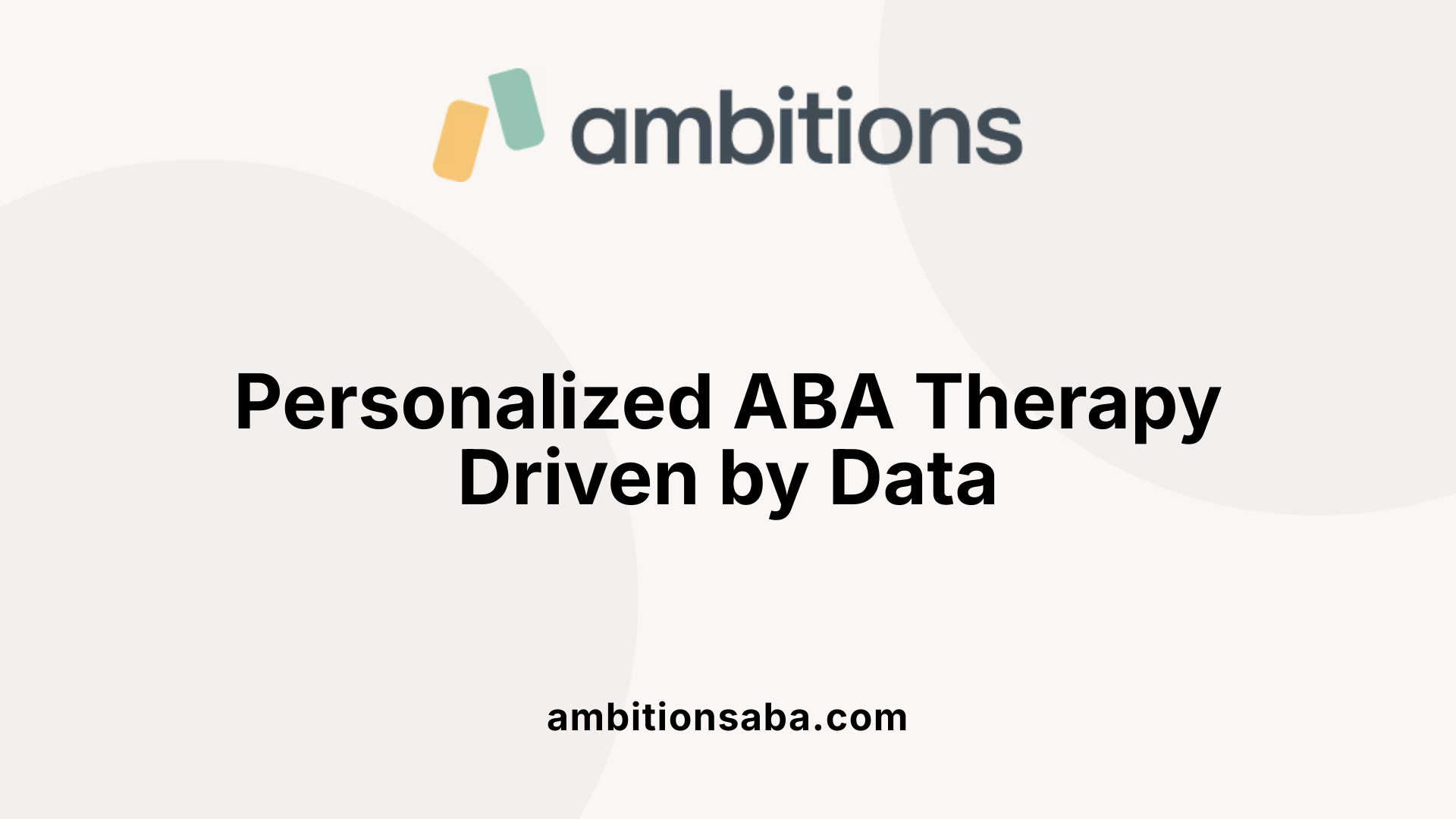 Personalized ABA Therapy Driven by Data