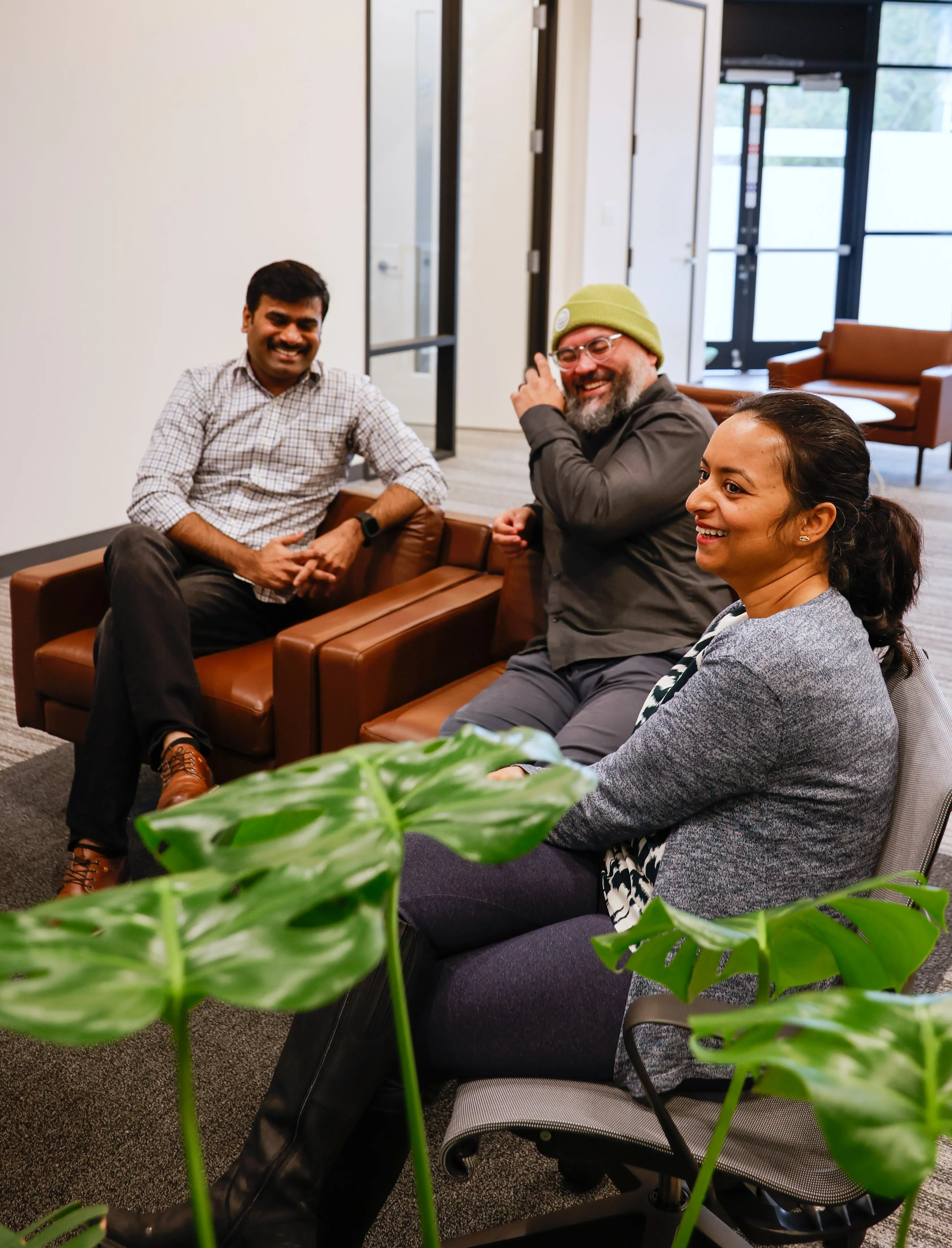 Archway employees in an office collaboration session 