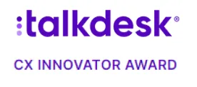 talkdesk cx innovator award logo
