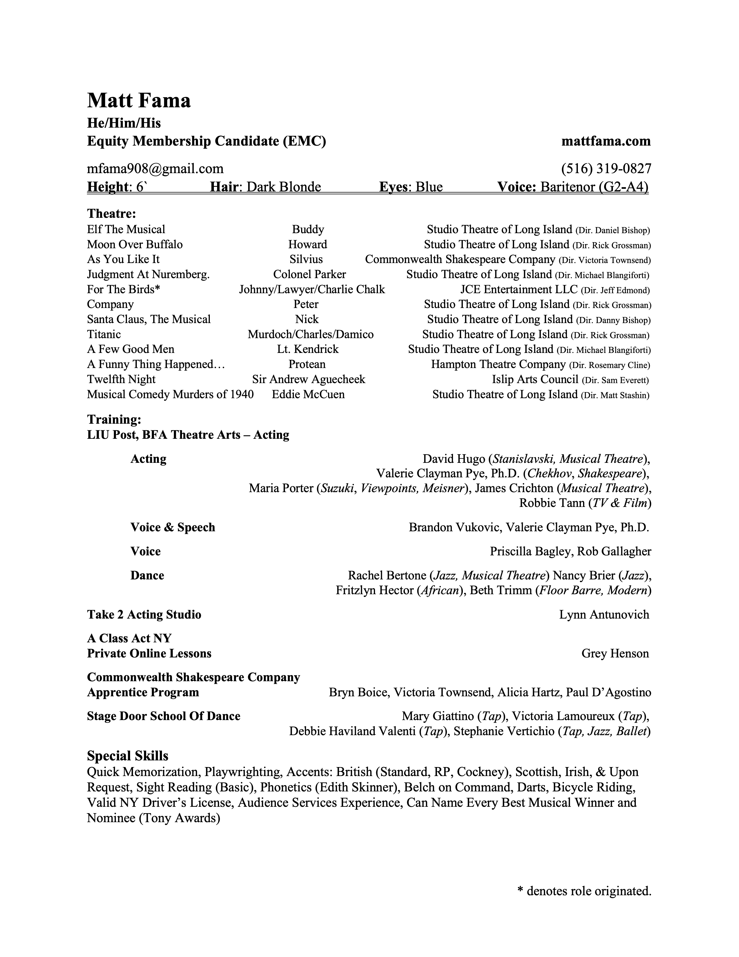 Resume