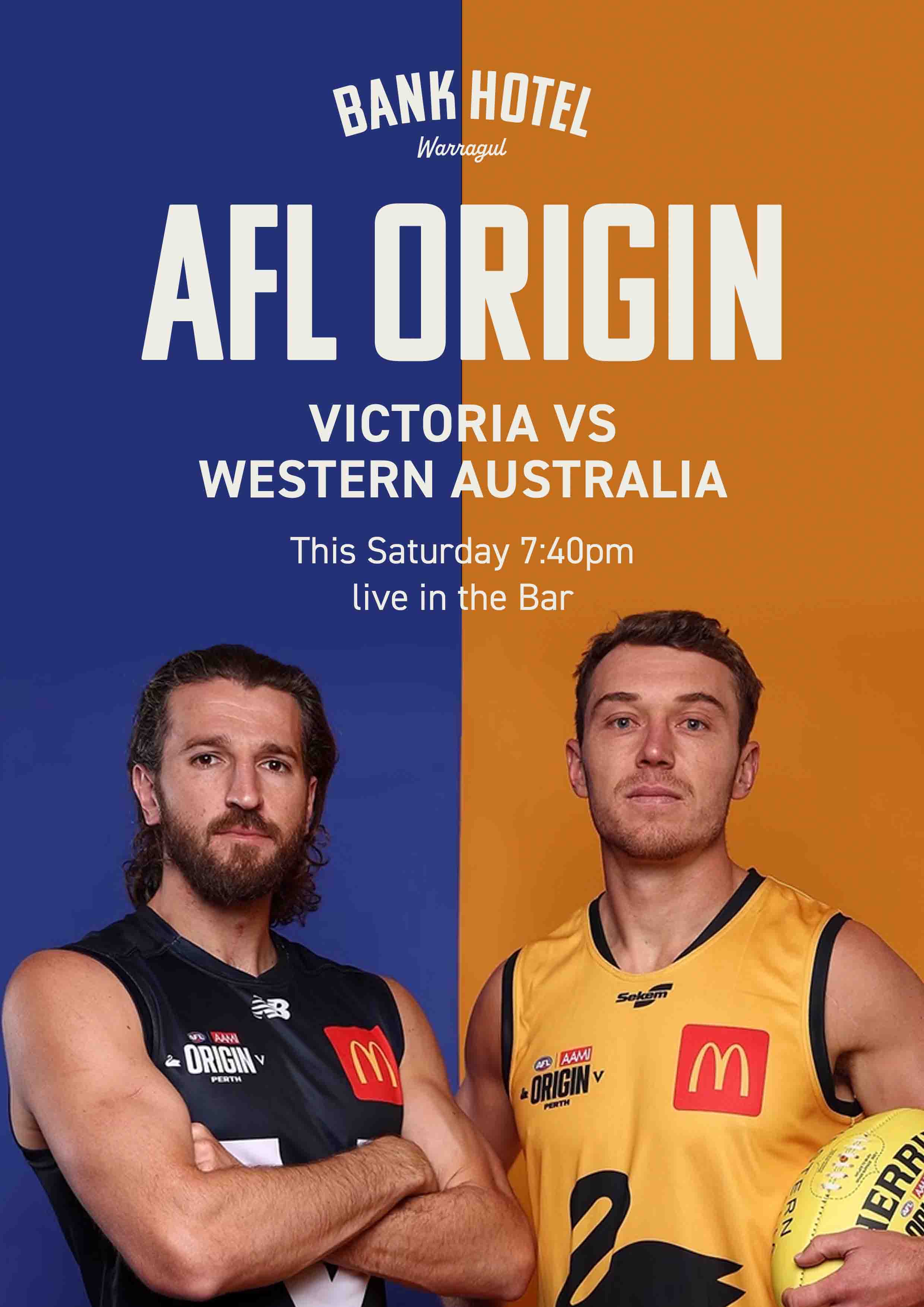 AFL Origin - VIC vs WA