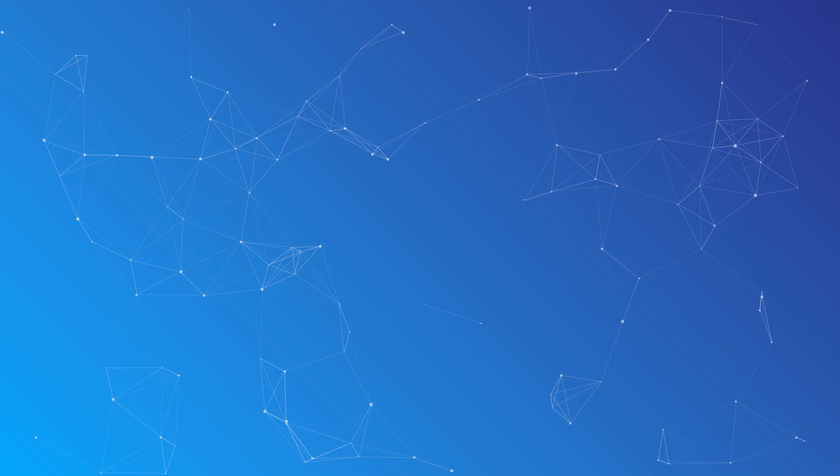 Ein blauer Hintergrund mit Linien und Punkten