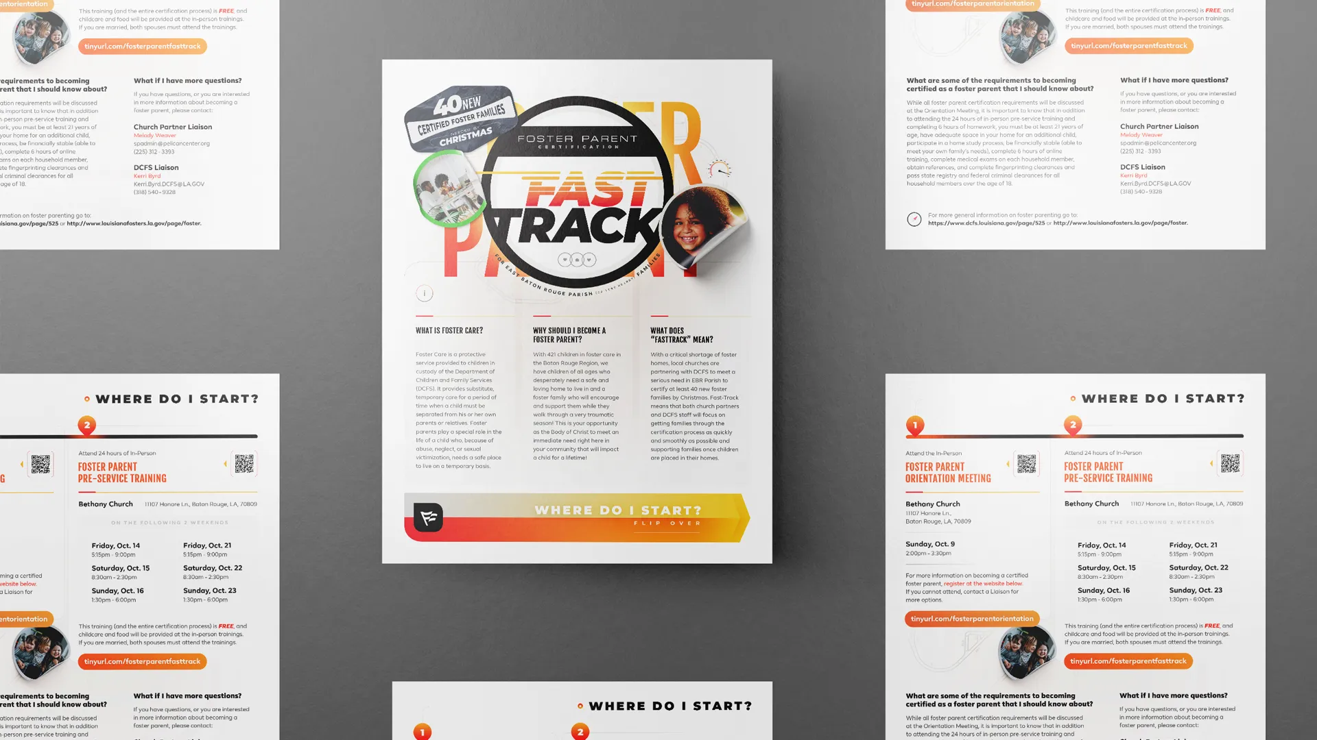 Legal Louisiana Foster Care System Fast Track Handout Flyer 