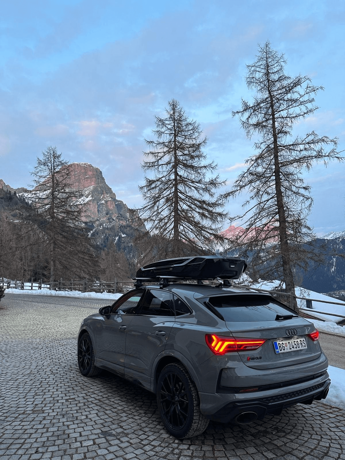 Audi sa thule koferom krovnim