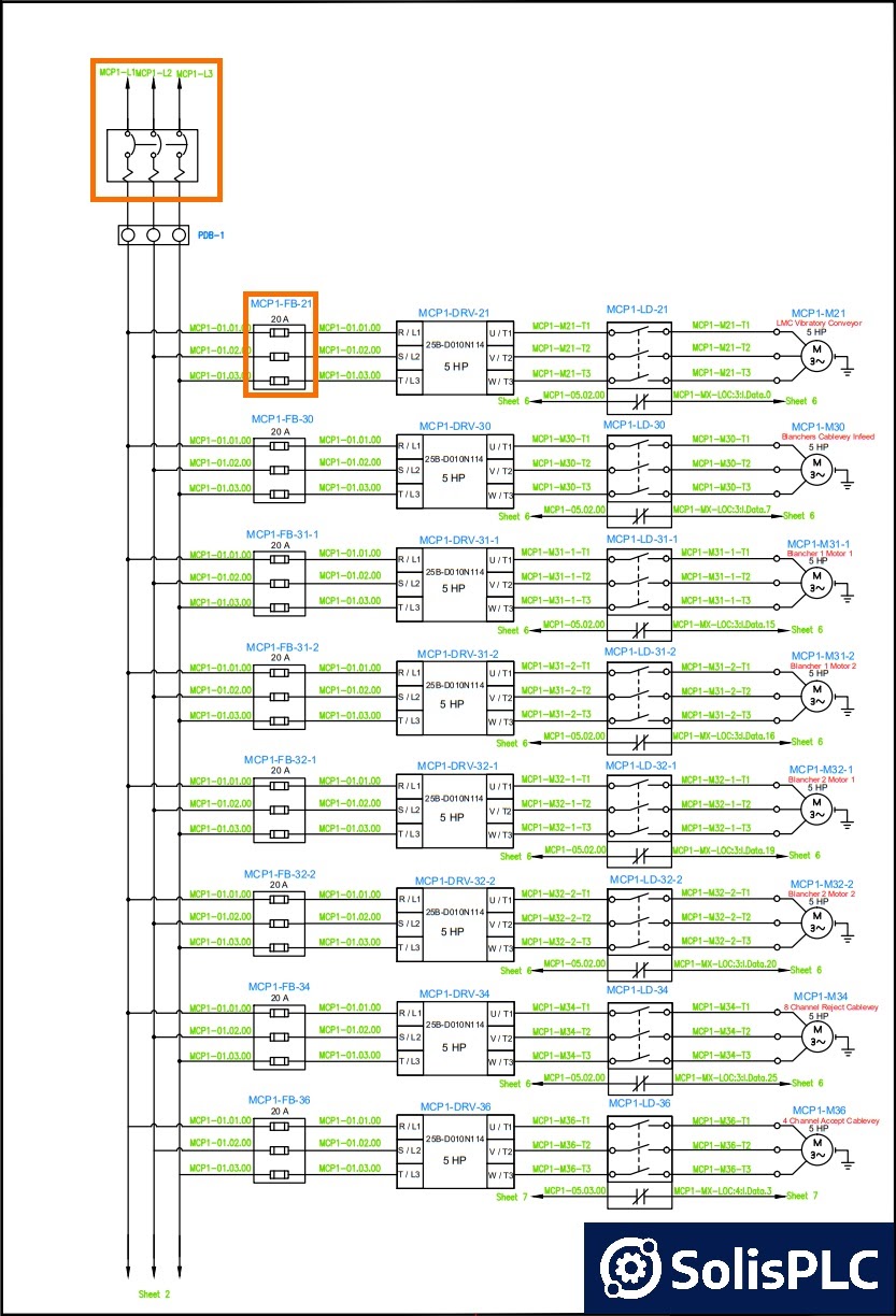 Electrical Panel Wiring Diagram - Variable Frequency Drive Wiring