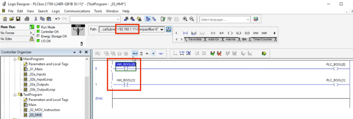 Studio 5000 PLC Tags to HMI Link Communication Tutorial