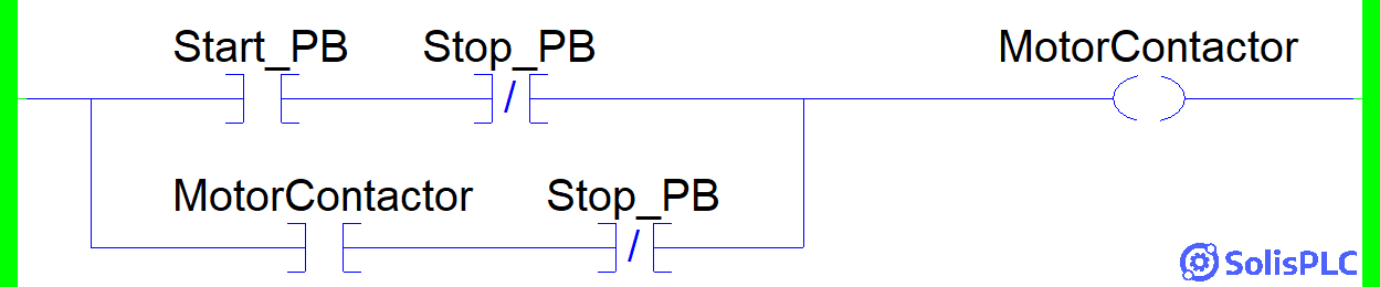 Ladder Logic Example - Motor Starter Part 3 (Not Optimized)