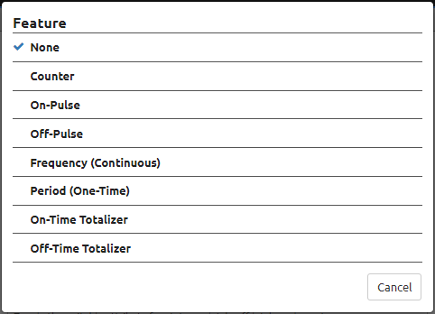 groov RIO I/O Configuration in groov Manage - Channel 0 Optional Settings