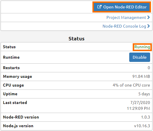 groov RIO - Node-RED Editor Access