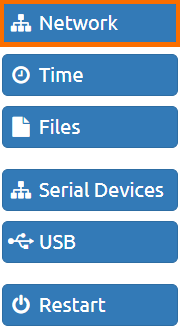 groov RIO Network Settings - Network Navigation