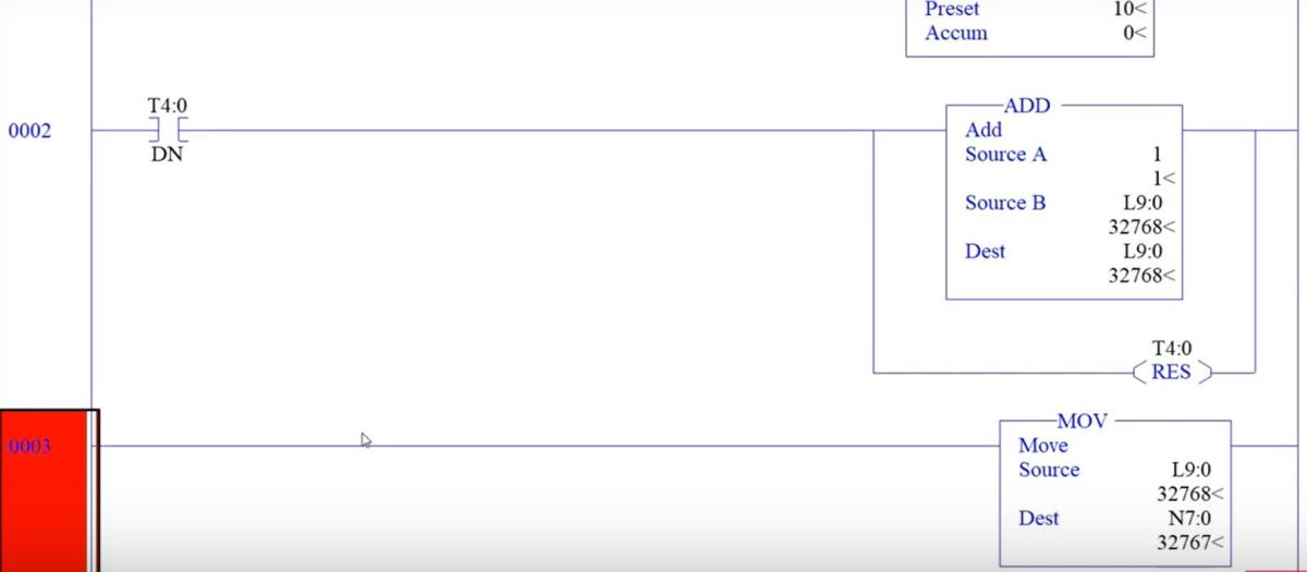 PLC Troubleshooting - RSLogix 500 SLC MicroLogix Mathematical Overflow Fault Code Finding Techniques