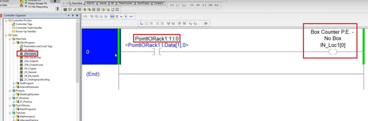 Point IO 1734 Allen Bradley - Tutorial on Programming Inputs Outputs in RSLogix Studio 5000 Ladder