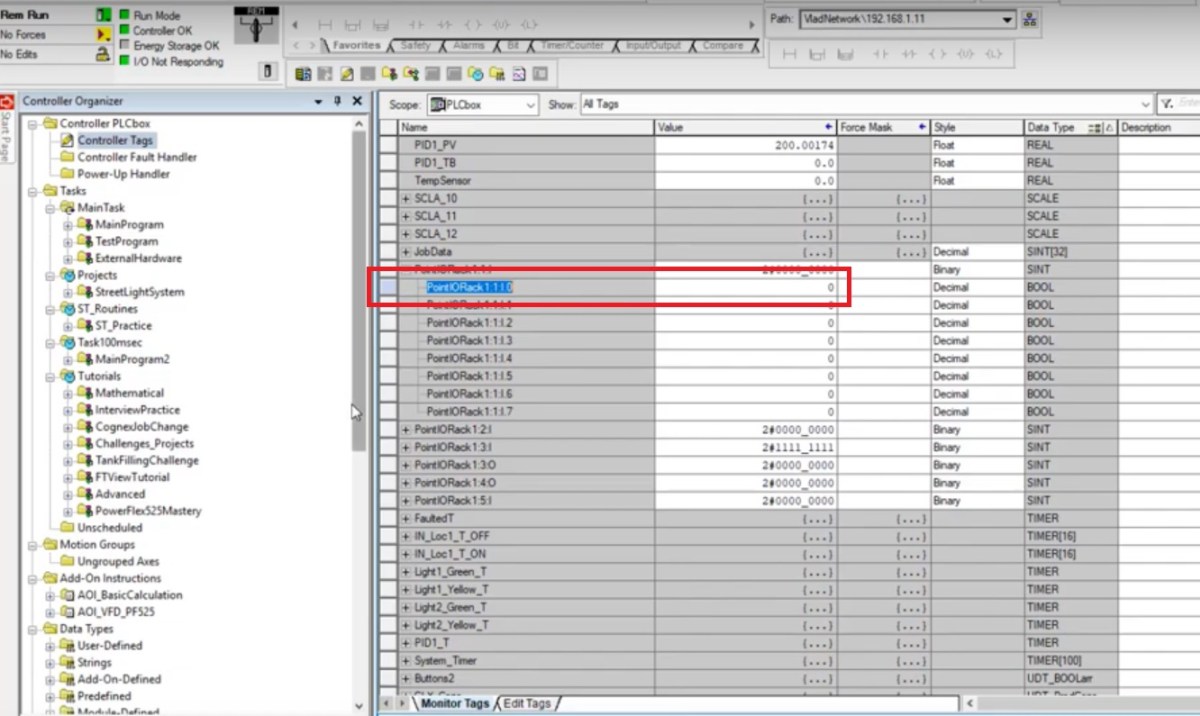 Point IO 1734 Allen Bradley - Tutorial on Programming Inputs Outputs in RSLogix Studio 5000 Ladder