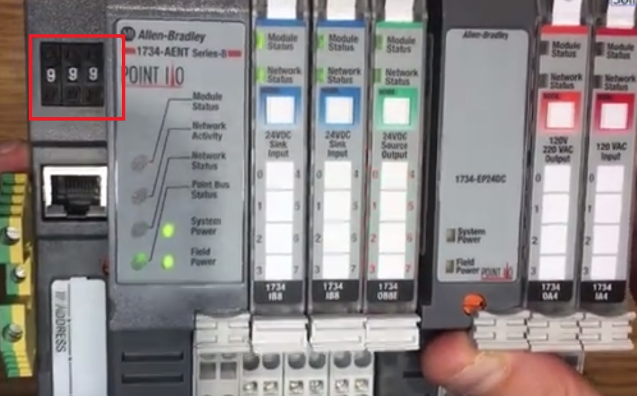 PointIO Allen Bradley Hardware & Software Tutorial | 1734-AENT Point IO EtherNet RSLogix 5000 Logic EtherNet