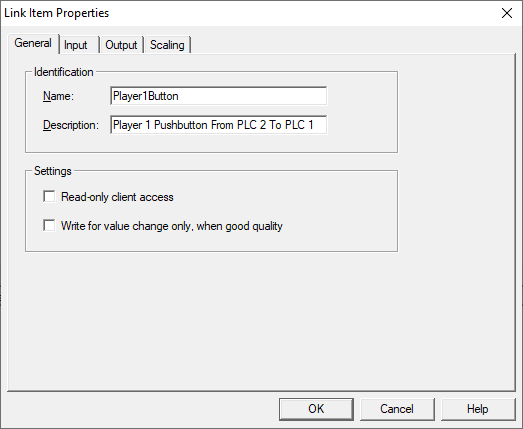 Assigning the Link Master input and outputs