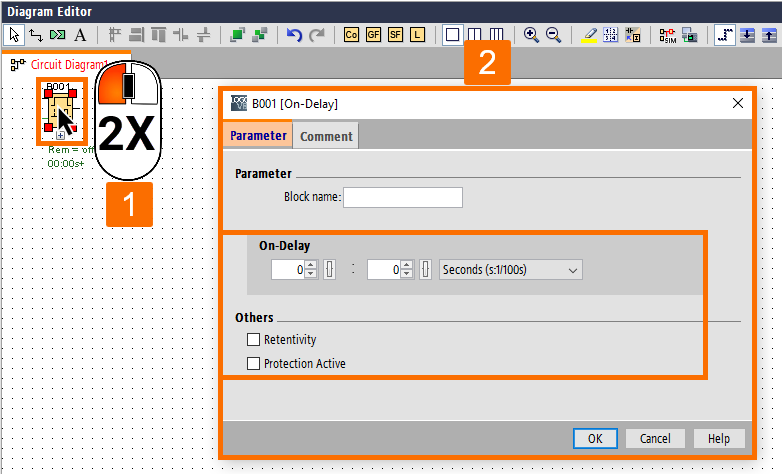 Figure 5.1 - Siemens LOGO PLC Training | How to access a special function block properties