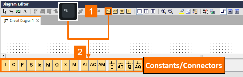 Figure 2.1 - Siemens LOGO PLC Training | How to display the constants/connectors group