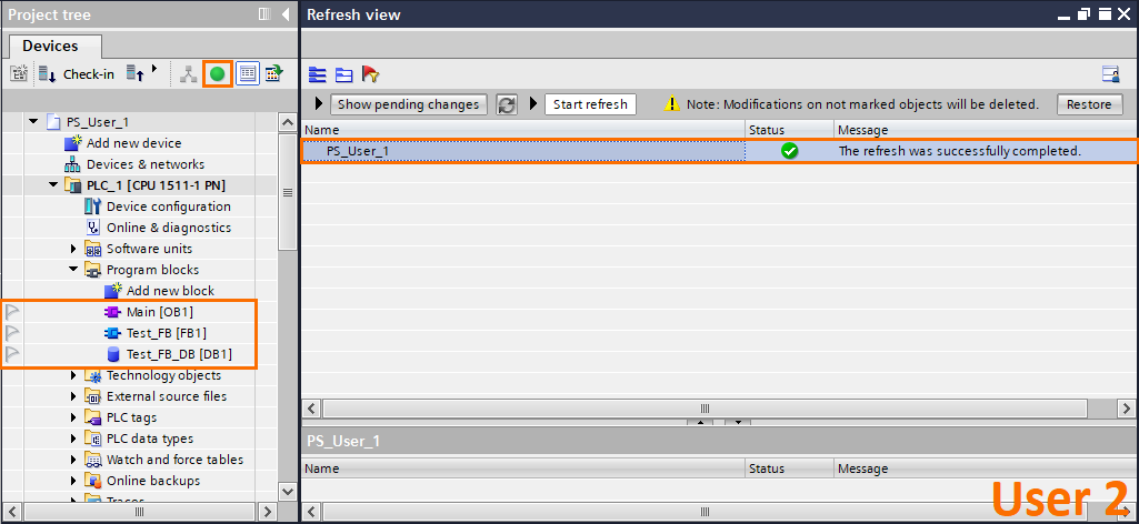 Figure 1.10 - Advanced Siemens TIA Portal PLC Programming | The sessions have been refreshed successfully