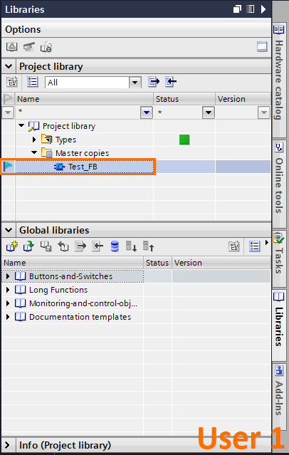 Figure 2.2 - Advanced Siemens TIA Portal PLC Programming | Local project library