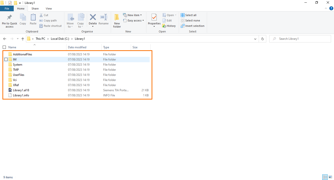 Figure 1.7 - Siemens TIA Portal Libraries | Global library folder